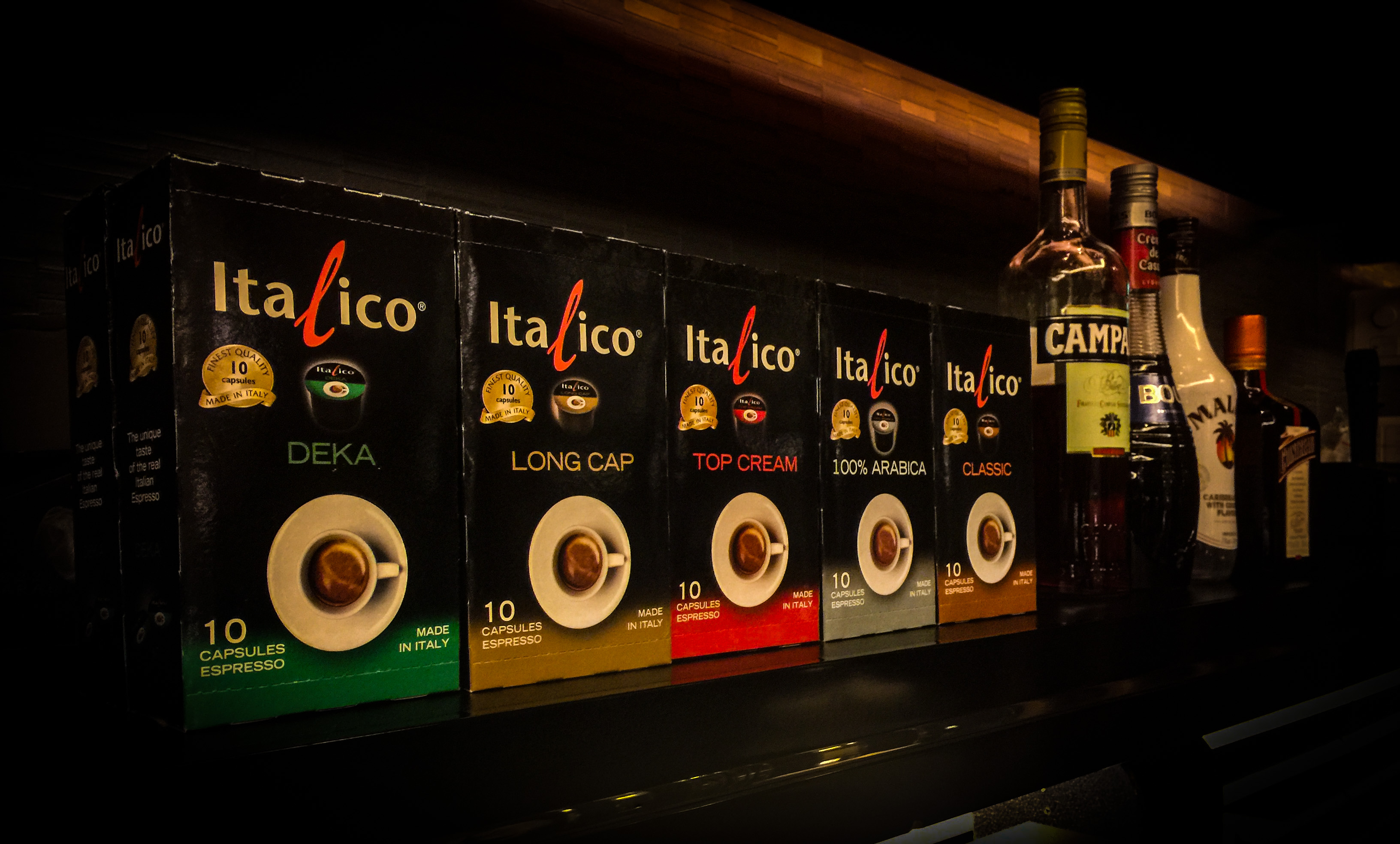 本場イタリア製のカプセルコーヒー、全5種のラインナップ